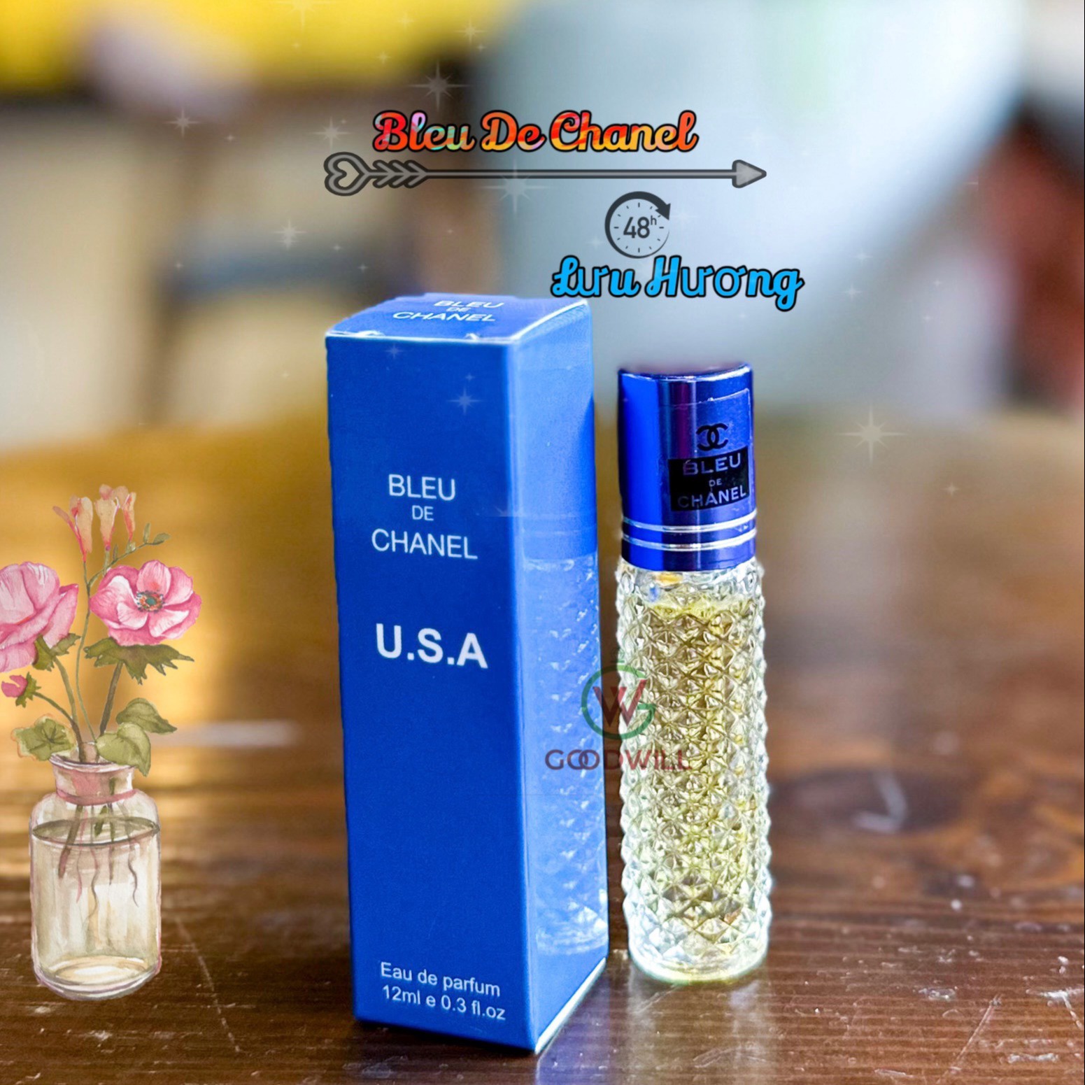 Tinh Dầu Nước Hoa Bleu De Chanel 12ml