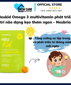 Neukid Omega 3 Multivitamin Phát Triển Trí Não Dạng Kẹo Thơm Ngon – Neubria