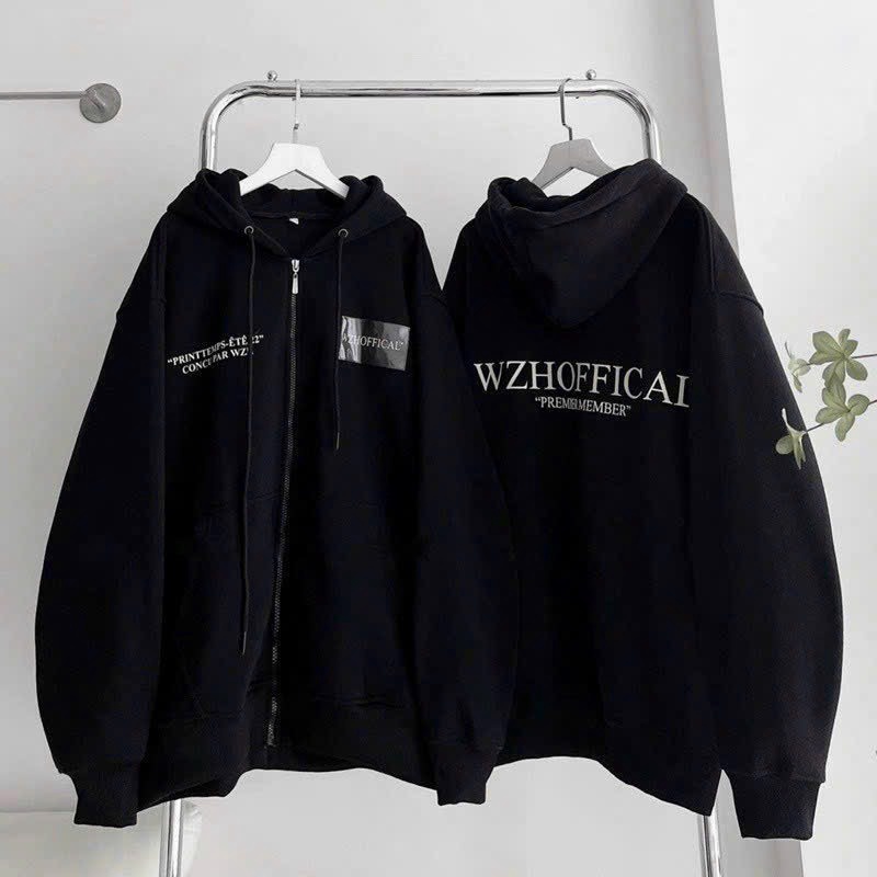 áo Khoác Nỉ Hoodie Nam Nữ Với Dáng Form Rộng Chất Liệu Vải Nỉ Dày Dặn áo Có In Chữ Wzhoffical Siêu Sắc Nét Có Nón Dễ Thương áo đẹp Hàng Hot Trend-htm Fashion