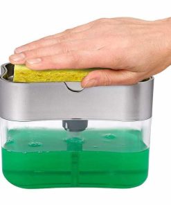 Hộp đựng Nước Rửa Chén Có Vòi Tặng Kèm Miếng Rửa Chén – Su