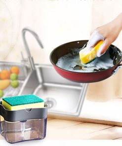Hộp đựng Nước Rửa Chén Có Vòi Tặng Kèm Miếng Rửa Chén – Su