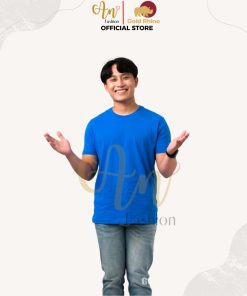 áo Thun Nam Cổ Tròn Màu Xanh Yamaha 100% Cotton Cao Cấp – Gold Rhino