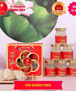 [2 Lốc Tặng 1 Hũ] Lốc 6 Hũ Yến 30% Yến Sào Chưng đường Phèn Nhân Việt Hũ 70ml – Nhân Việt