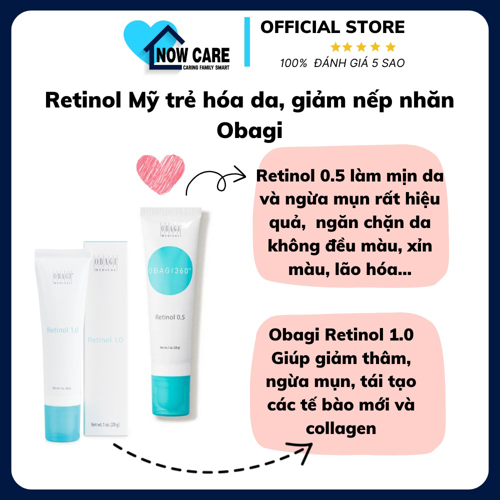 Retinol Mỹ Trẻ Hóa Da, Giảm Nếp Nhăn – Obagi