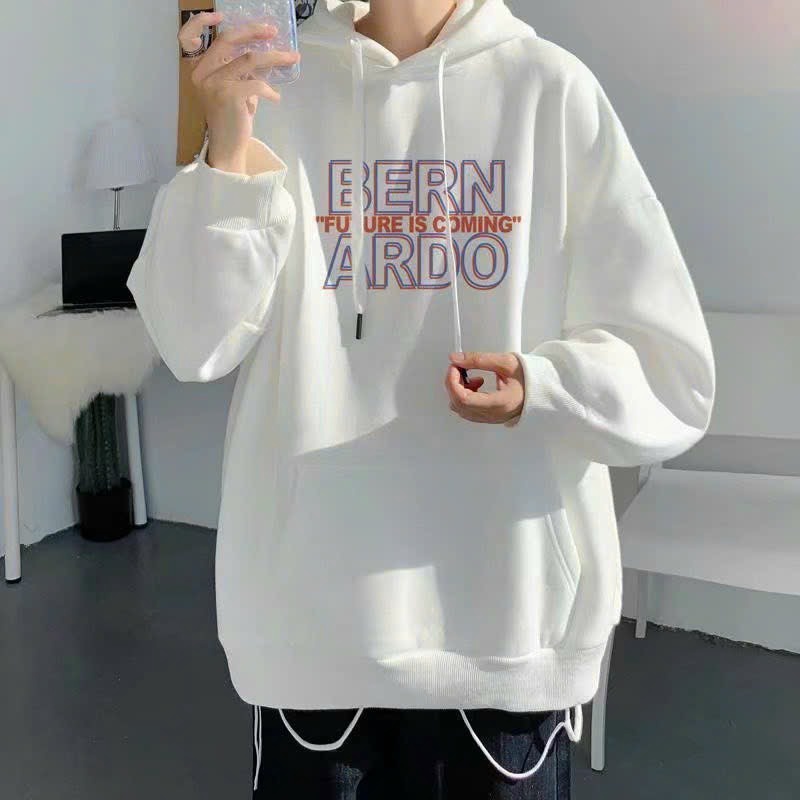 áo Khoác Hoodie Nỉ Nam Nữ Với Chất Dáng Form Rộng Trước áo Có In Chữ Bern Ardo Siêu Nét Chất Liệu Vải Dày Dặn áo đẹp Hàng Hot Trend-htm Fashion