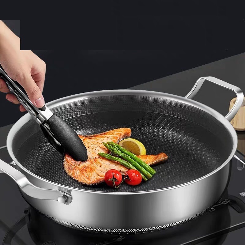 Chảo Tổ Ong Chống Dính 2 Quai Size 28cm – Su