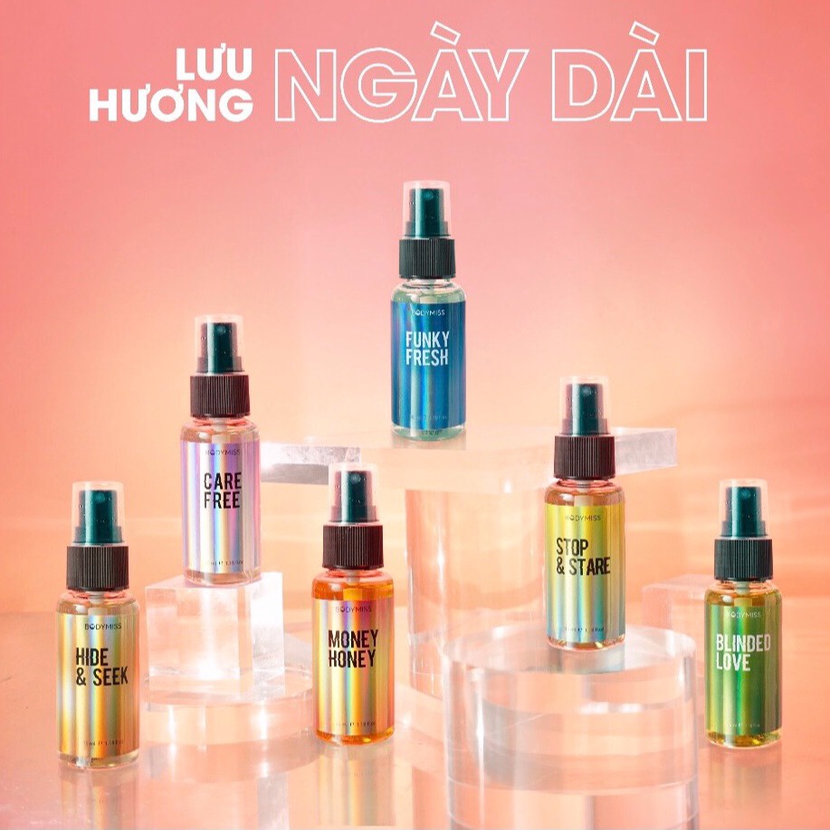 Combo 6 Chai Bodymist Nam Nữ Toàn Thân Lưu Hương 6 Giờ – Xịt Body Mist Hẹn Hò, đi Học Bodymiss