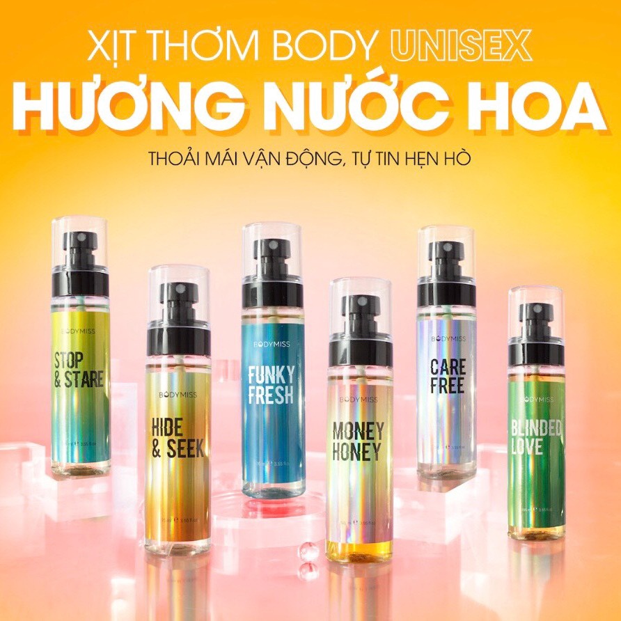 Xịt Thơm Toàn Thân Nam Nữ Lưu Hương 6 Giờ Hẹn Hò, đi Học – Bodymiss