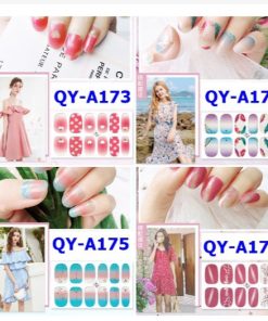 Bộ Dán Móng Tay Nail Sticker Gồm 12 Móng, Không Thấm Nước, Có độ đàn Hồi Tốt Phần 2 Qya – Be Yourself