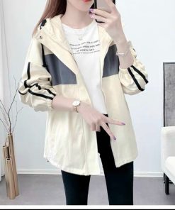 áo Khoác Nữ Chống Nắng Phối Theo Sọc Tay Có 2 Màu Siêu Xinh Và Rất Tinh Tế áo đẹp Hàng Hot Trend-htm Fashion