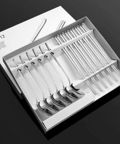Bộ 12 Muỗng, đũa Inox Cao Cấp – Su