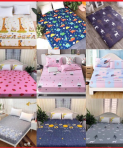 Ga Chống Thấm 100% Cotton Hàn Quốc Violet Ctb393 – Bechip