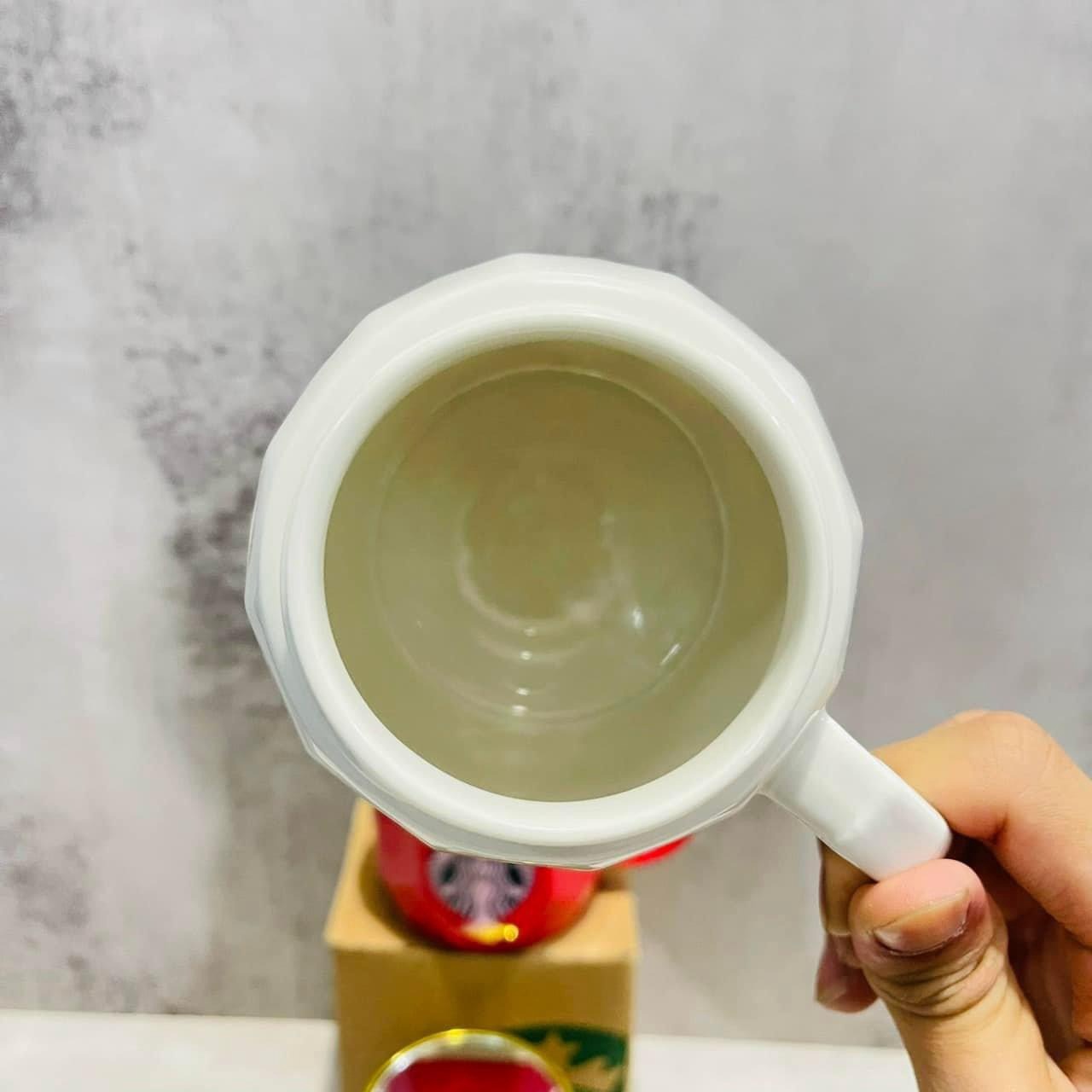 Cốc Sứ Starbuck Nắp Gương Màu Ngẫu Nhiên – Su