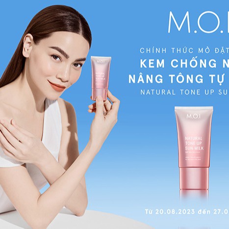 M.o.i-kem Chống Nắng Nâng Tone Tự Nhiên M.o.i Natural Tone Up Sun Milk