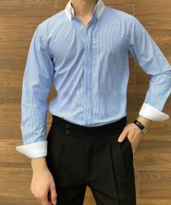 áo Sơ Mi Nam Tuto5 Menswear Kẻ Sọc Dài Tay Form Slim Fit Cao Cấp Chính Hãng Smt05 – Tuto5
