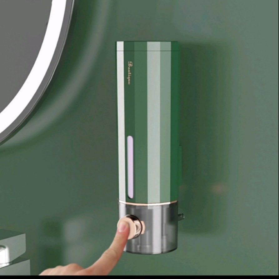 Hộp Treo Tường Nhấn Nhả đựng Sữa Tắm, Dầu Gội Nhà Tắm 450ml – Hana Global