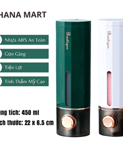 Hộp Nhấn Nhả đựng Sữa Tắm, Dầu Gội Treo Tường Nhà Tắm 450ml Treo Tường – Shop Mẹ Bống