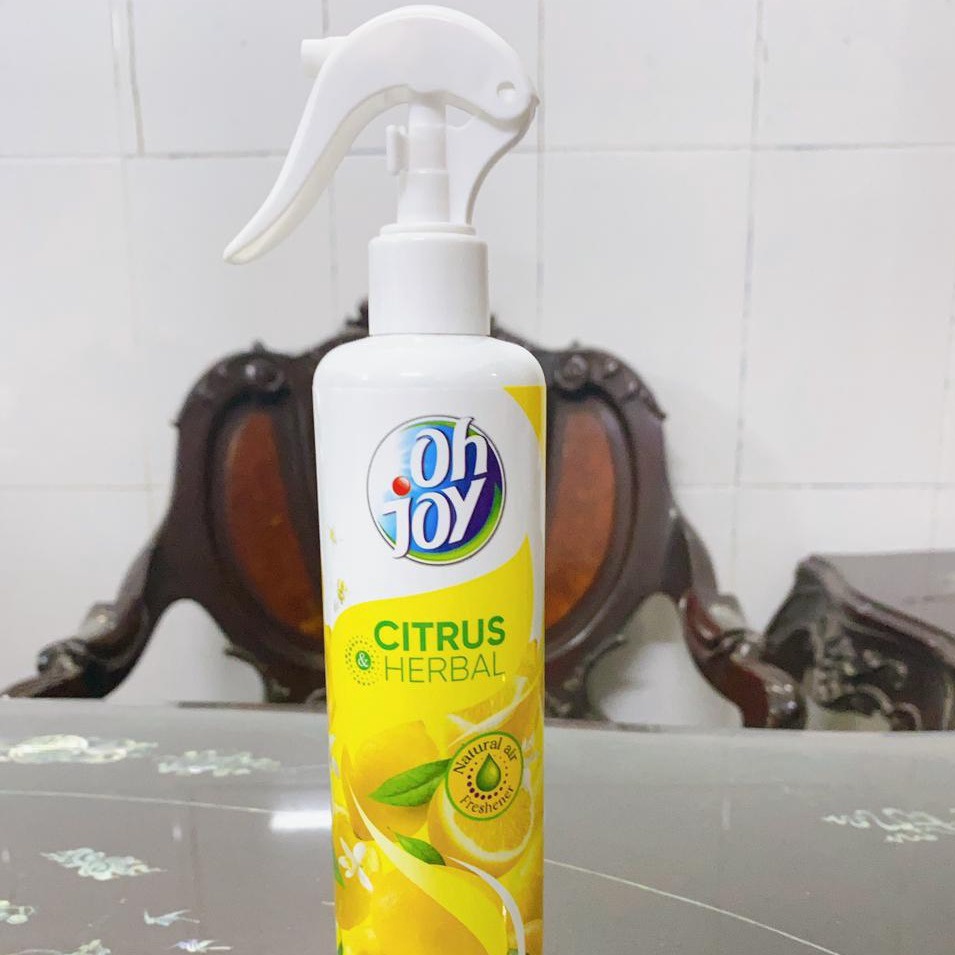 Xịt Thơm Phòng & Kháng Khuẩn Citrus 300ml – Ohjoy