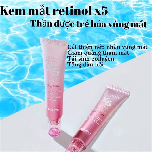 Kem Mắt Retinol X5 Elastin Eye Cream Giảm Quầng Thâm Bọng Mắt Ad358- ánh Dương