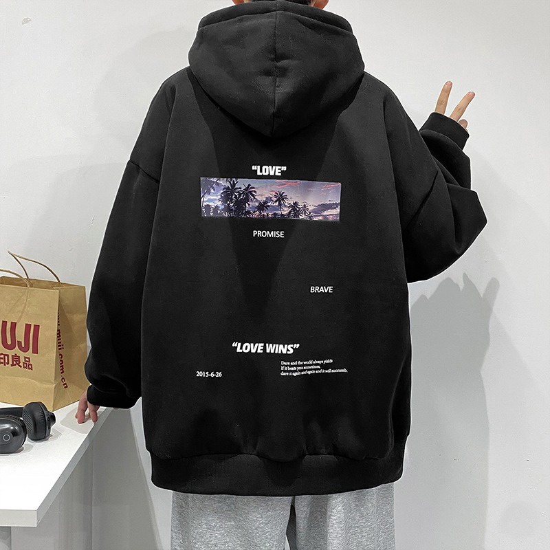 Hoodie Love Wind Nỉ Bông Cotton – Phong Boutique