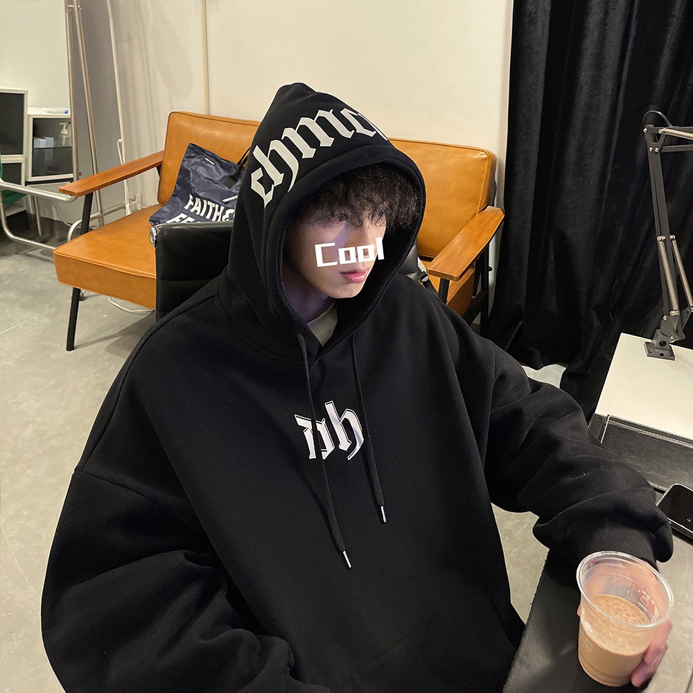 Hoodie Chữ Mũ Nỉ Bông Cotton – Phong Boutique