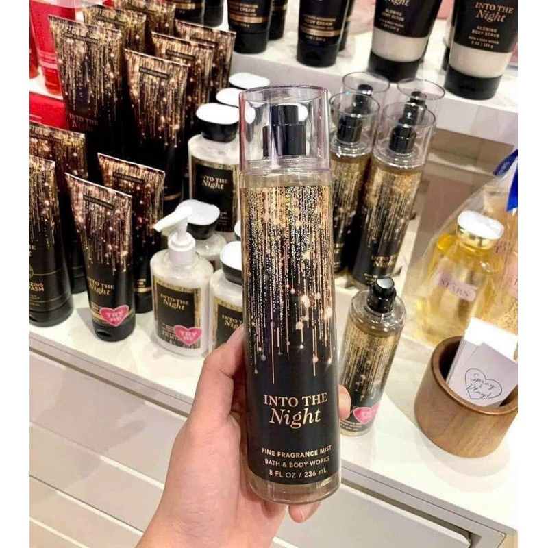 Xịt Thơm Lưu Hương Body Mist Into The Night Victoria’s Fleur Nội địa Trung 236ml – Su