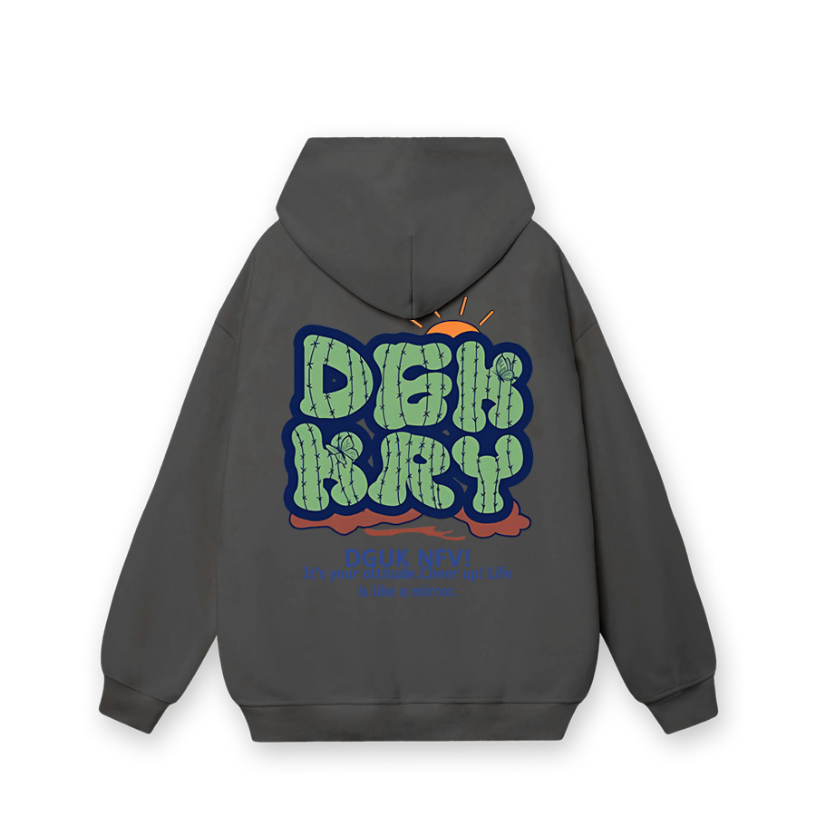 Hoodie Dekky Nỉ Bông Cotton Form Rộng Mũ To 2 Lớp – Monster X Street