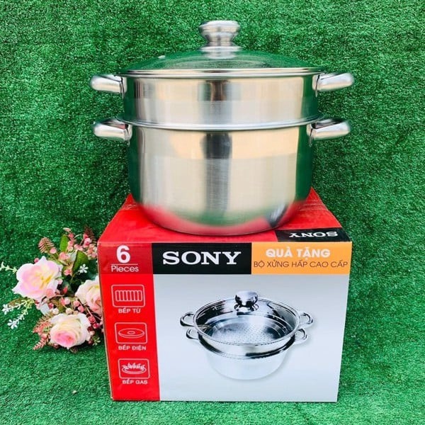 Bộ Nồi Xửng Hấp Cao Cấp Sony 26cm – Gdn