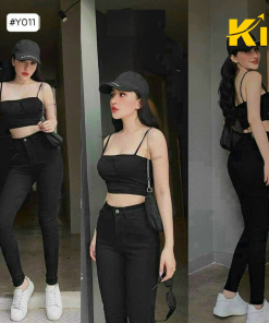Quần Kaki Jean Skinny đen Basic Form Chuẩn đẹp – Kim