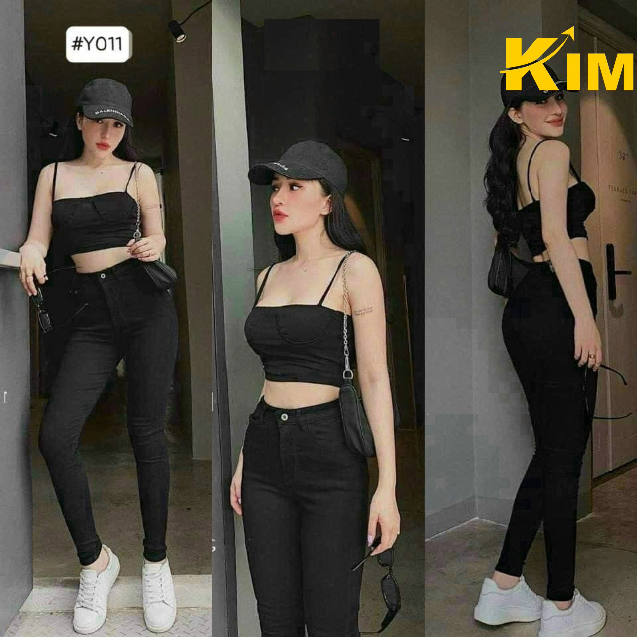 Quần Kaki Jean Skinny đen Basic Form Chuẩn đẹp – Kim
