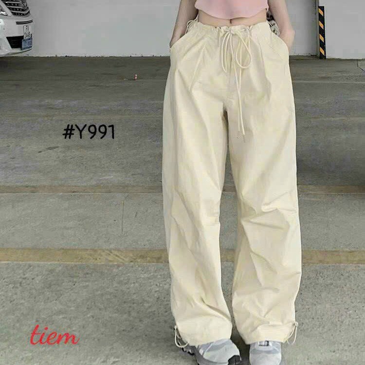 Quần ống Suông Dây Rút Style Cá Tính Hot Trend – Kim