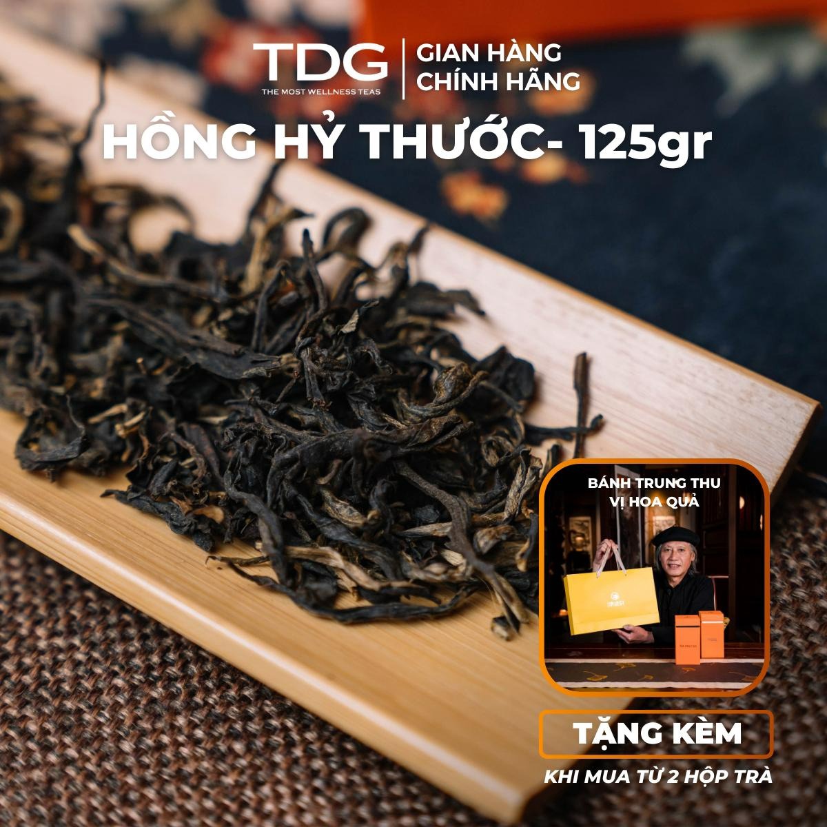Hồng Hỷ Thước 125 Gram, Hồng Trà Cổ Thụ Tdg