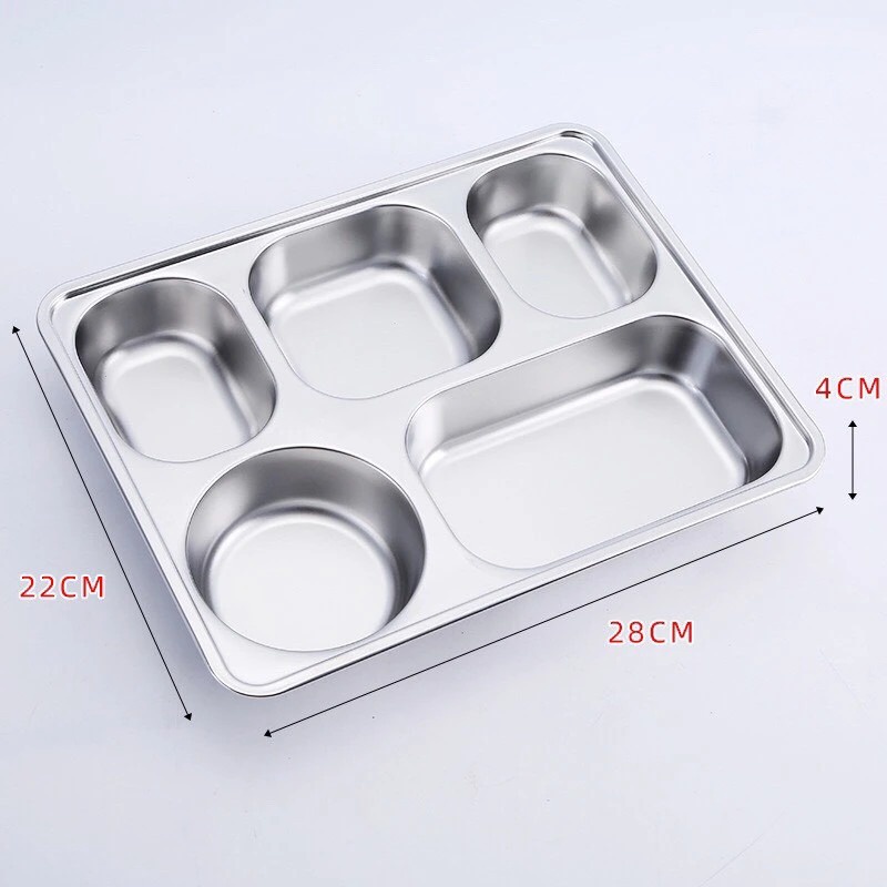 Khay Cơm Inox 5 Ngăn – Su