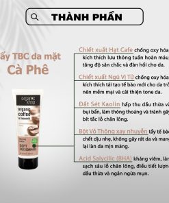 Tẩy Da Chết Mặt Organic Shop Cà Phê 75ml Nga – Organic Shop