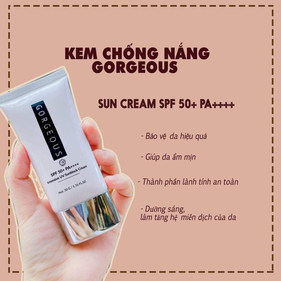 Kem Chống Nắng Lớn The Gorgrous – Be Yourself