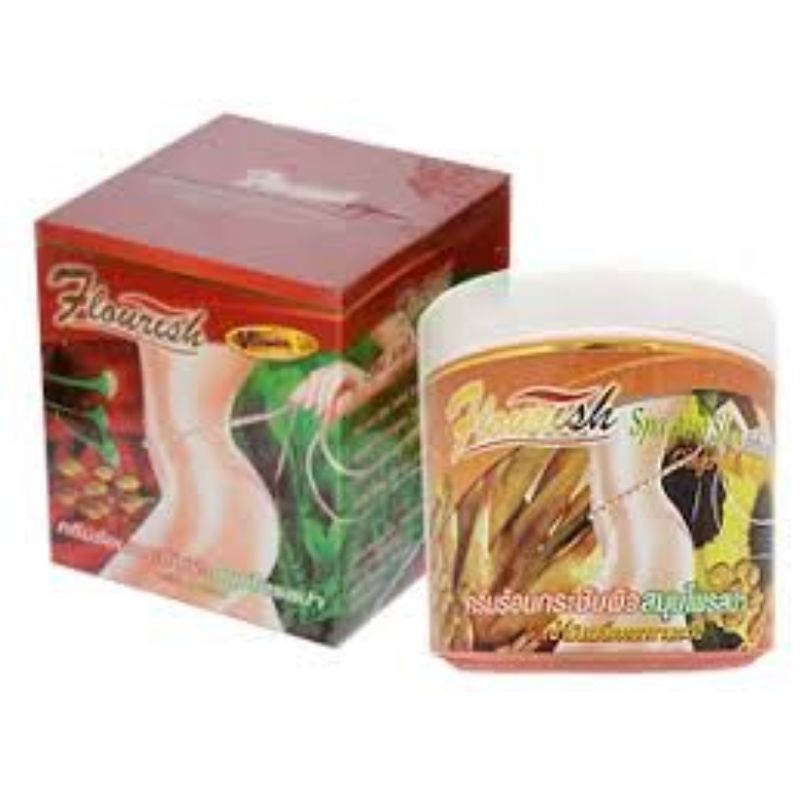 Kem Massage Tan Mỡ Bụng Gừng ớt Flourish Vitamin E Chuẩn Hàng Thái Lan Chính Hãng – Be Yourself