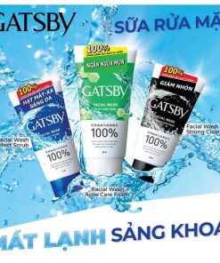 Sữa Rửa Mặt Nam Gatsby Nội địa Nhật (nhiều Công Dụng) Tuýp 130g -su