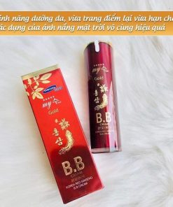 Kem Nền Bb Cream Hồng Sâm đỏ My Gold Hàn Quốc Che Khuyết điểm, Chống Nắng Ad387 – ánh Dương