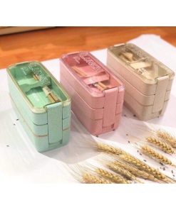 Hộp Cơm 3 Tầng Lúa Mạch – Gdn