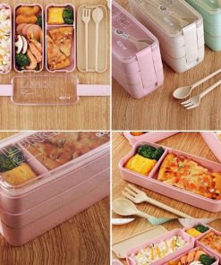 Hộp Cơm 3 Tầng Lúa Mạch – Gdn