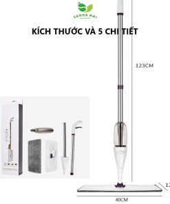 Deal 249k: Cây Lau Nhà + Quạt Kẹp Bàn Tích điện Sương Mai
