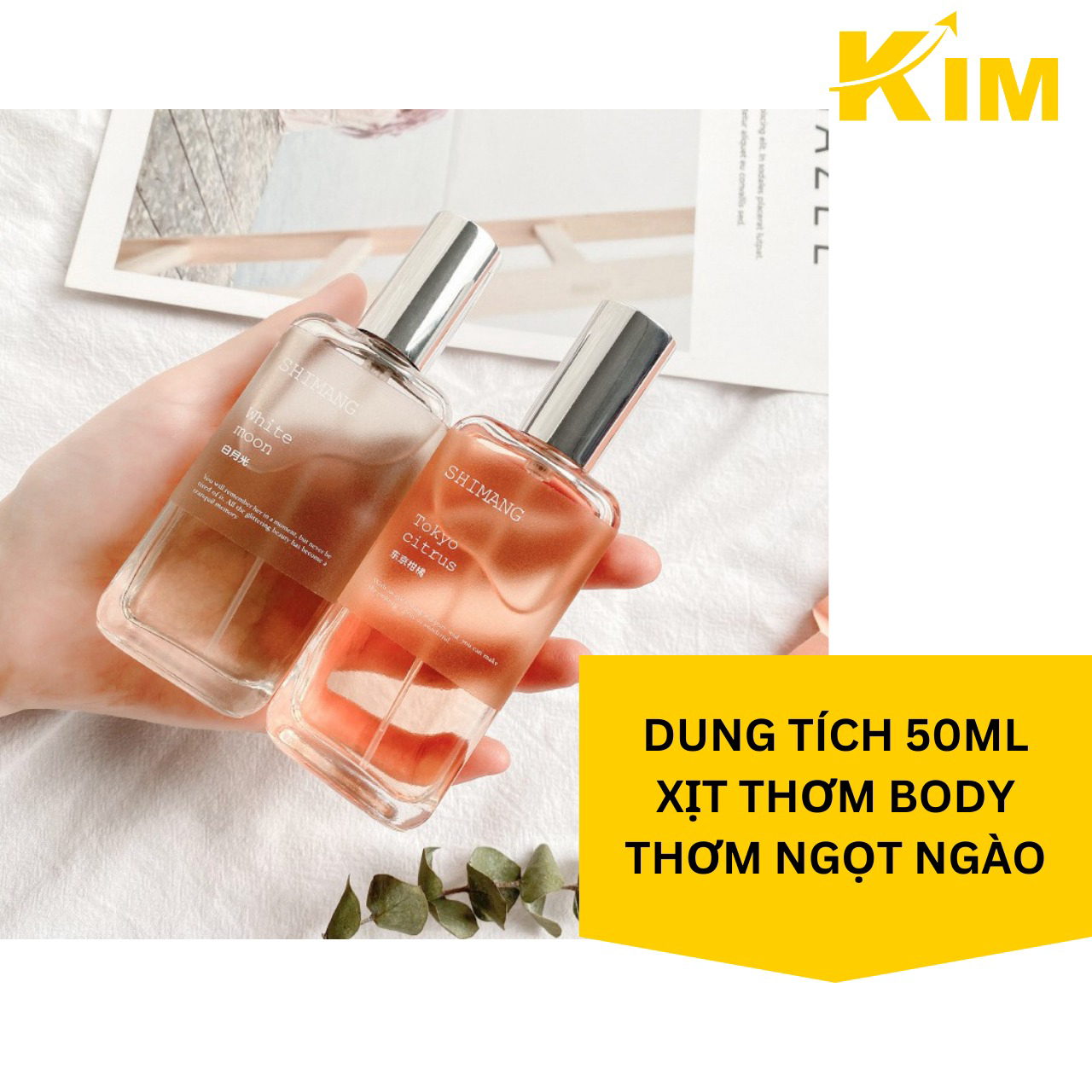 Body Mist Shimang, Nước Hoa Shimang Body Mist Xịt Toàn Thân 50ml – Kim