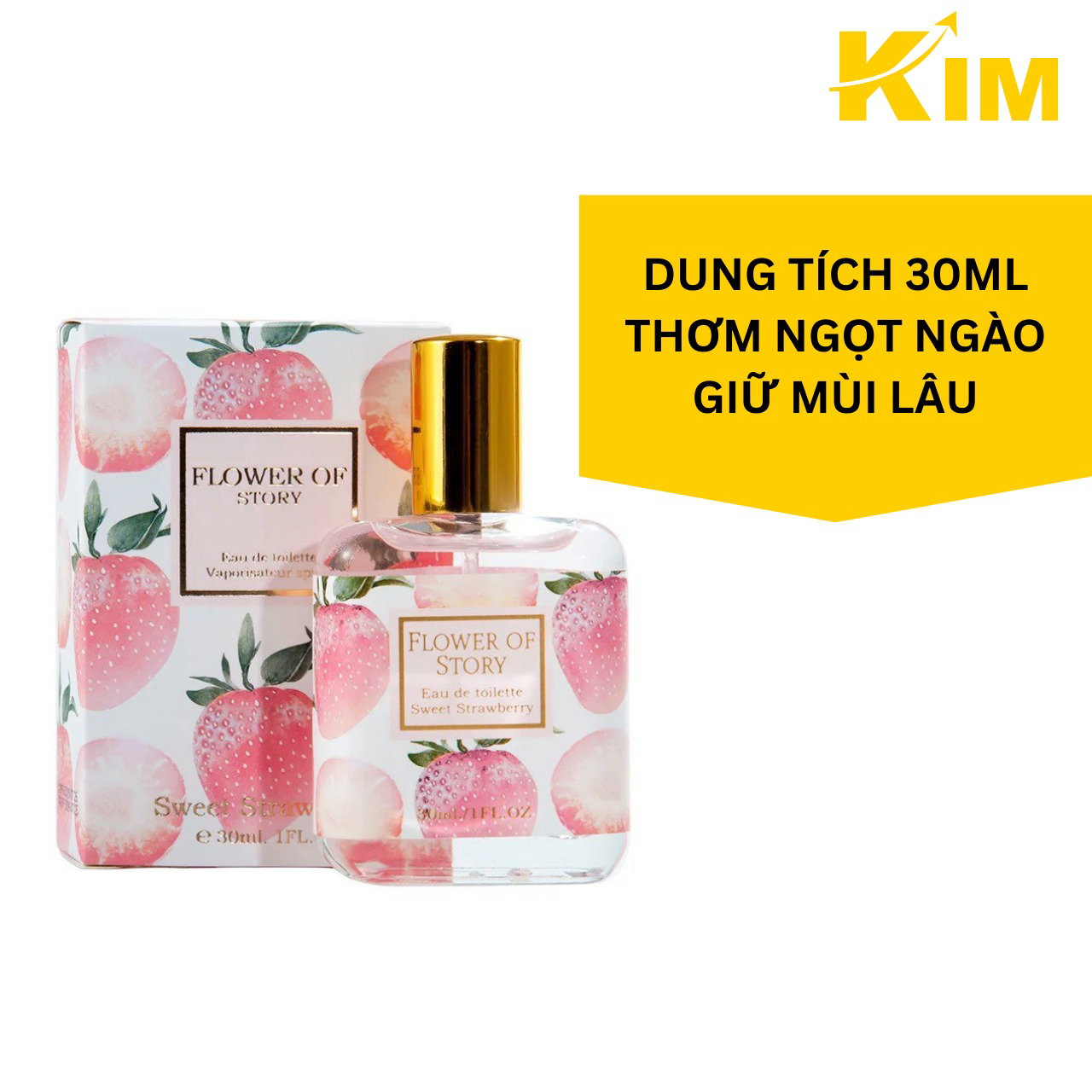 Xịt Thơm Toàn Thân Body Mist Flower Of Story Thơm Ngọt Ngào 30ml – Kim