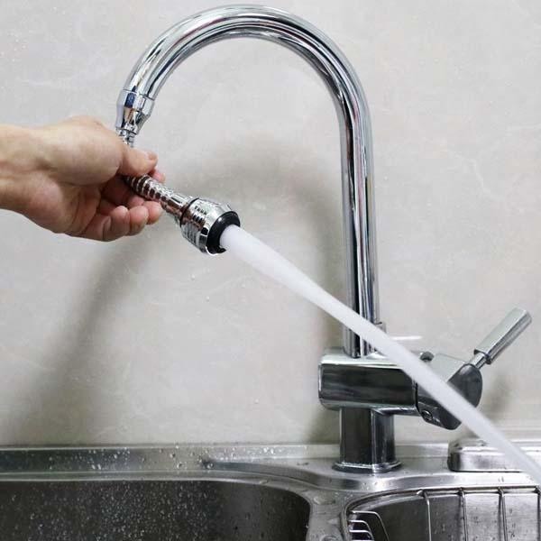 đầu Vòi Xịt Nước Tăng áp Inox Xoay 360 độ – Gdn