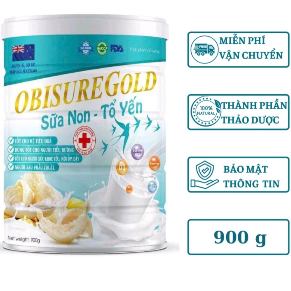 Obisure Gold Sữa Non Tổ Yến Giúp Tăng Cường Sức Khỏe ,nâng Cao đề Kháng – Cao Minh Chung