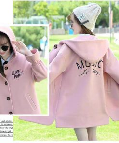 áo Khoác Nỉ Nữ Phối Form Rộng Dáng Cao Chất Liệu Vải Dày Mịn Kèm Cúc Bấm đẹp Thêu Nổin Chữ Love Pop đẹp Siêu Xinh Hàng Hot Trend-htm Fashion