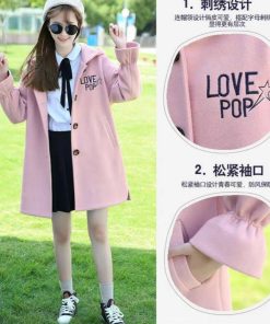 áo Khoác Nỉ Nữ Phối Form Rộng Dáng Cao Chất Liệu Vải Dày Mịn Kèm Cúc Bấm đẹp Thêu Nổin Chữ Love Pop đẹp Siêu Xinh Hàng Hot Trend-htm Fashion