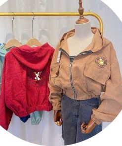 áo Khoác Nỉ Nhung Nữ Chất Dáng Kiểu Form Lửng Phối 2 Túi Hộp Trước áo Xinh Chất Vải Dày Mịn Hàng Hot Trend-htm Fashion