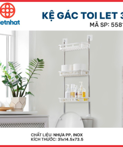 Kệ Gác Toilet 3 Tầng Việt Nhật Ctb479 – Bechip