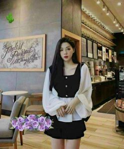 áo Nữ Tiểu Thư Babydoll Tay Phồng Trắng – Ausa House